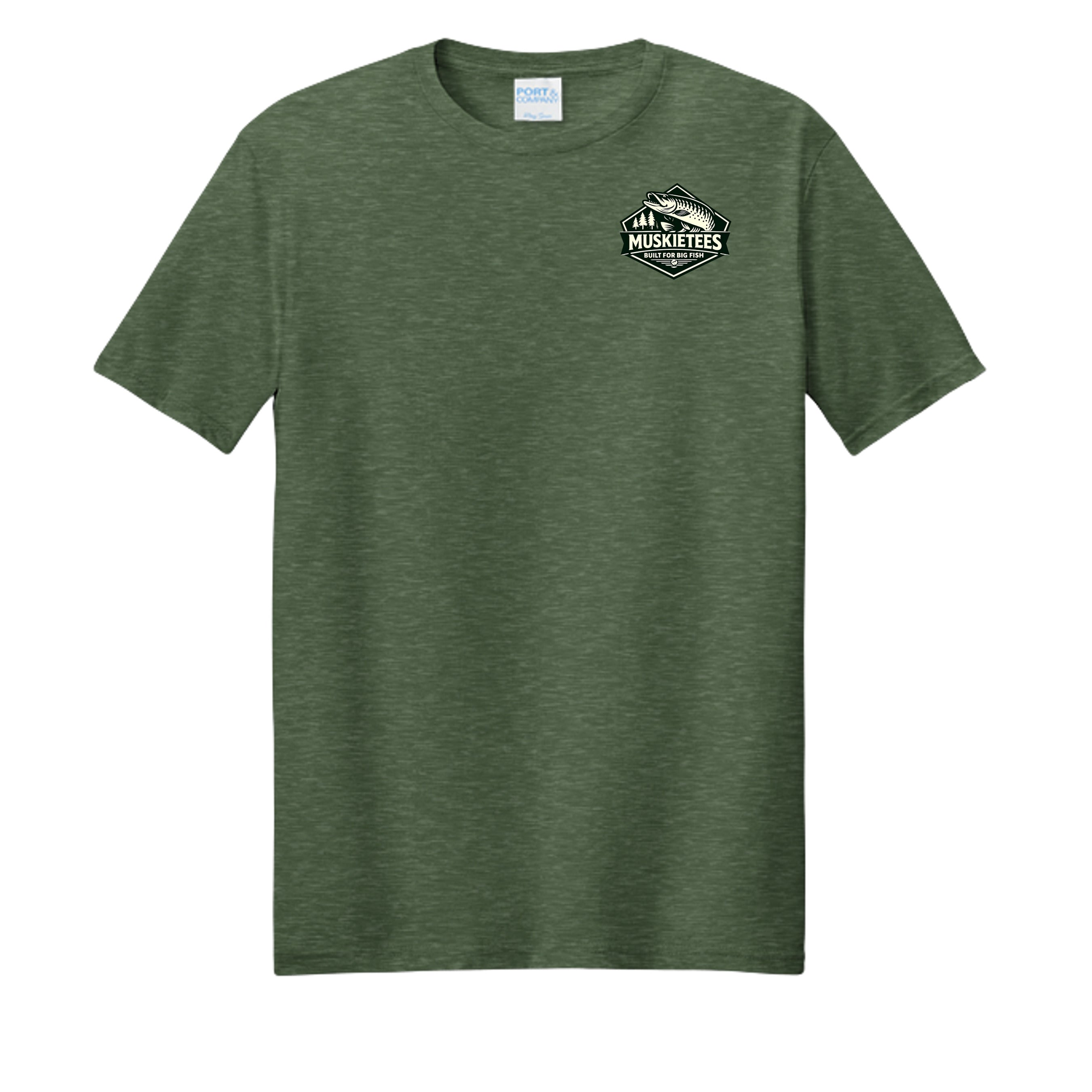 Forest Green Heather - PC455 - FRONT