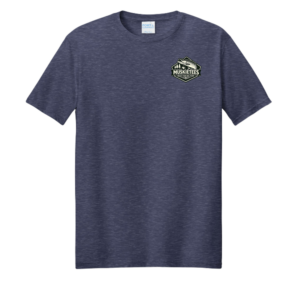 Team Navy Heather - PC455 - FRONT