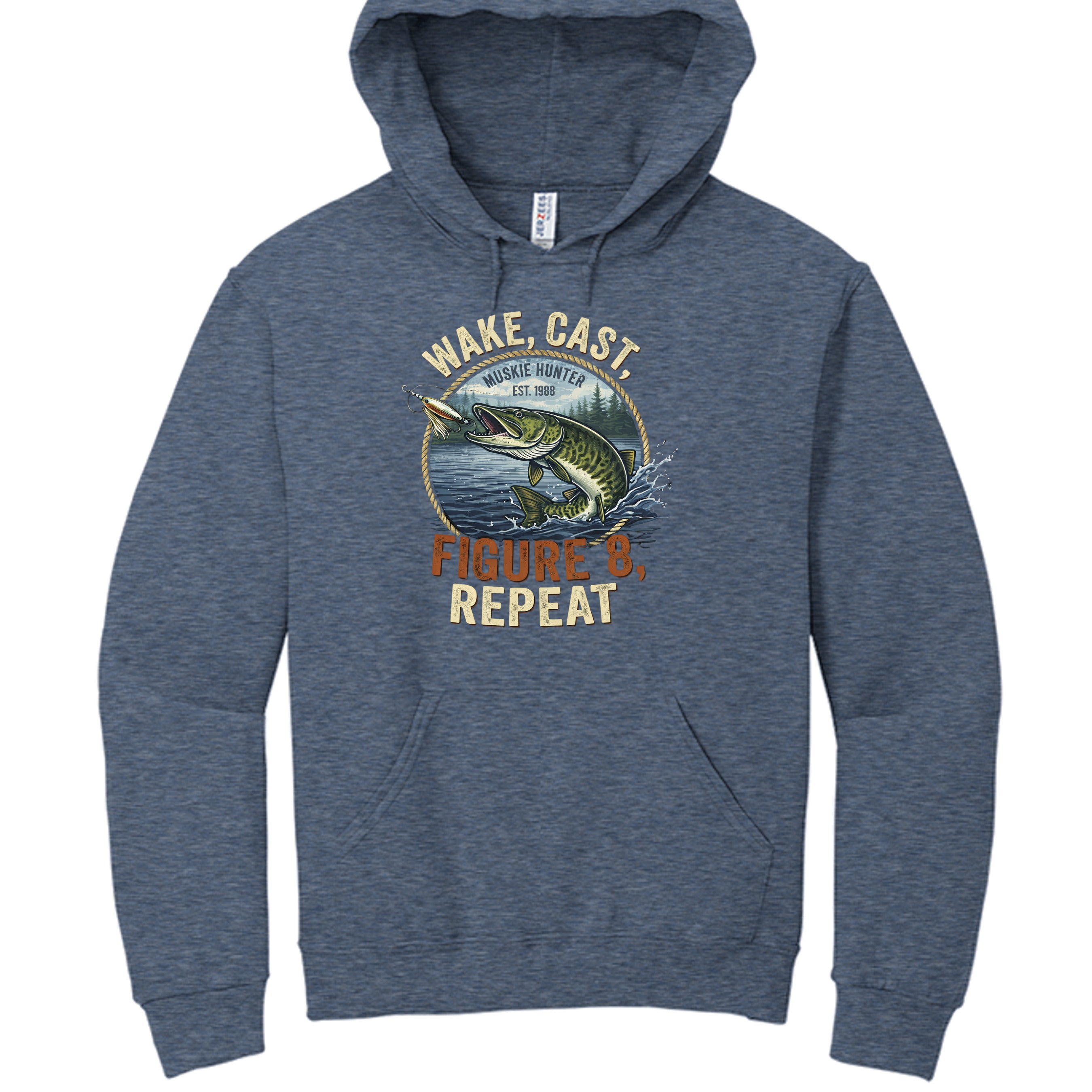 Vintage Heather Navy - 996 - FRONT