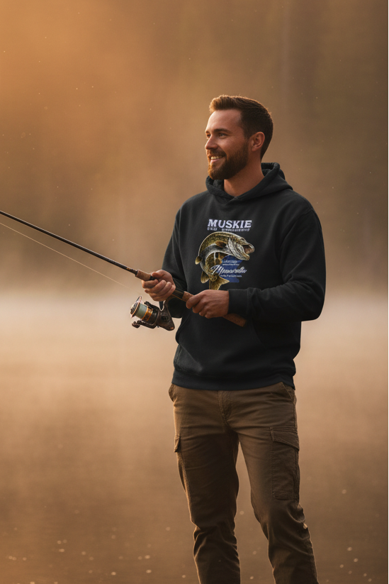 Muskie Minnesota Hoodie – Heavy Blend Fleece, Sizes XS–5XL